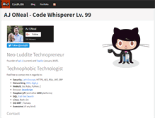 Tablet Screenshot of coolaj86.com